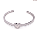 Adjustable Crystal Studded Heart Bracelet - Bansri Mehta Design
