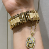 Hand of Fatma Evil Eye Watch Charm