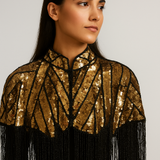 Mademoiselle Aurielle Beaded Cape