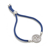 Om Adjustable Cord Bracelet For Mens