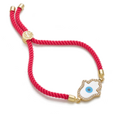 Hamsa Adjustable Cord Bracelet
