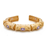 Royalty Gemstone Flexi Bangle Bracelet