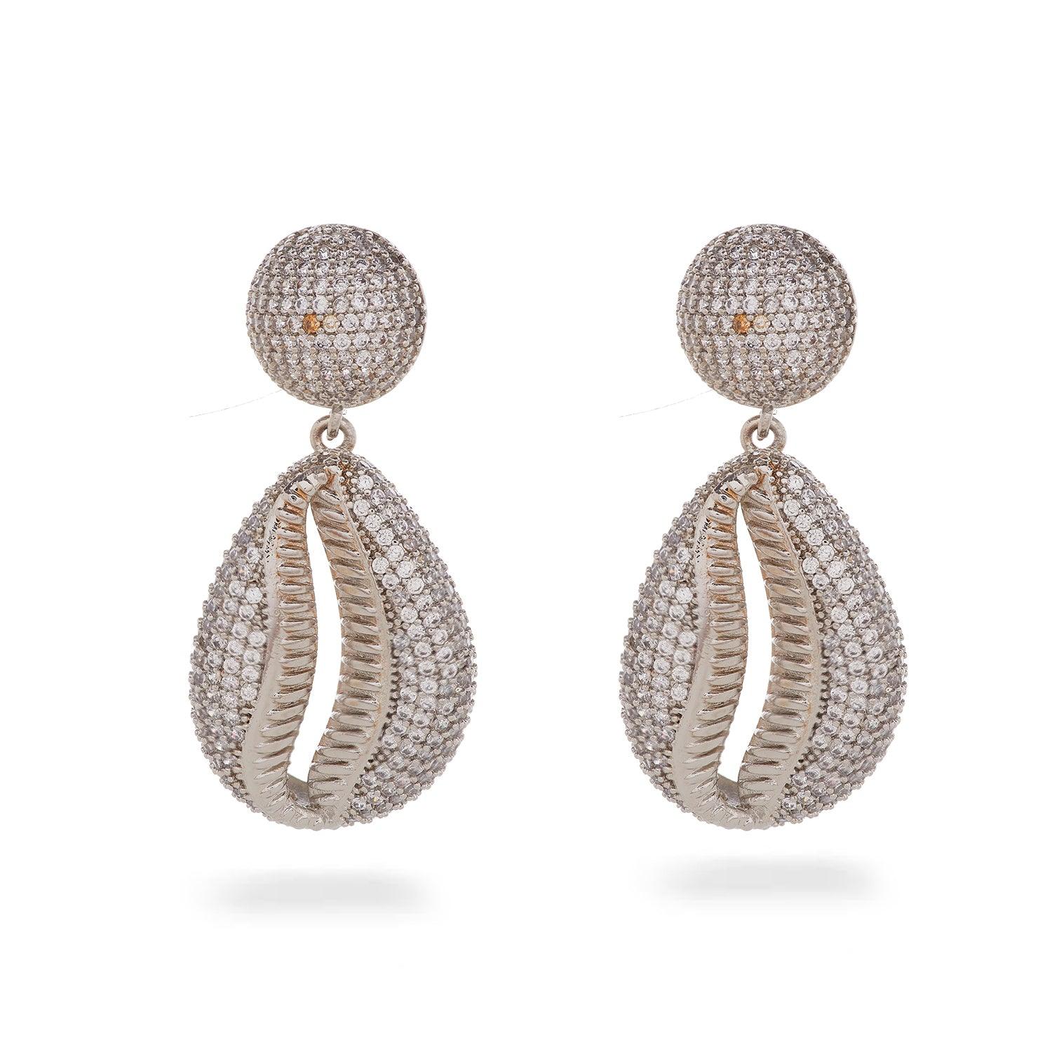 Amalfi Seashell Drop Earring - Bansri Mehta Design
