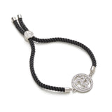 Om Adjustable Cord Bracelet For Mens