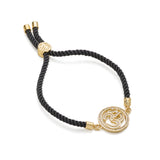Om Adjustable Cord Bracelet For Mens