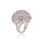 Tiffany Goddess Cocktail Ring - Bansri Design 