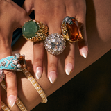 Amani Solitaire Cocktail Ring
