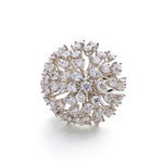Tiffany Goddess Cocktail Ring - Bansri Design 