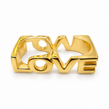 LOVE 2 Finger Knuckle Ring