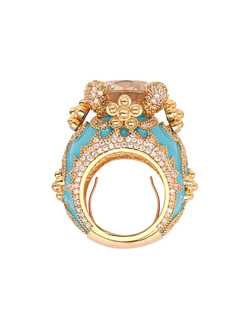 Decadent Desire Goddess Ring - BANSRI                                                                 Jewelry Lounge