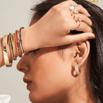 Adjustable Mother of Pearl Butterfly Ring - Bansri Mehta Design