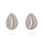 Irina Studded Seashell Earring - Bansri Mehta Design