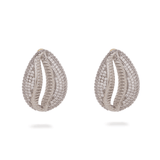 Irina Studded Seashell Earring - Bansri Mehta Design