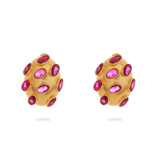 Polki Stone Stud Earring - Bansri Mehta Design