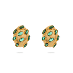 Polki Stone Stud Earring - Bansri Mehta Design