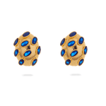 Polki Stone Stud Earring - Bansri Mehta Design