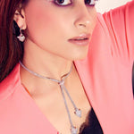 Panther Lariat Necklace, Bracelet, Earring & Ring Set - Bansri Mehta Design