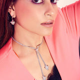 Panther Lariat Necklace, Bracelet, Earring & Ring Set - Bansri Mehta Design