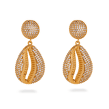 Amalfi Seashell Drop Earring - Bansri Mehta Design