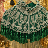 Twilight Bisou Pearl Beaded Tassel Cape