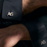 Swarovski Initial Cufflinks