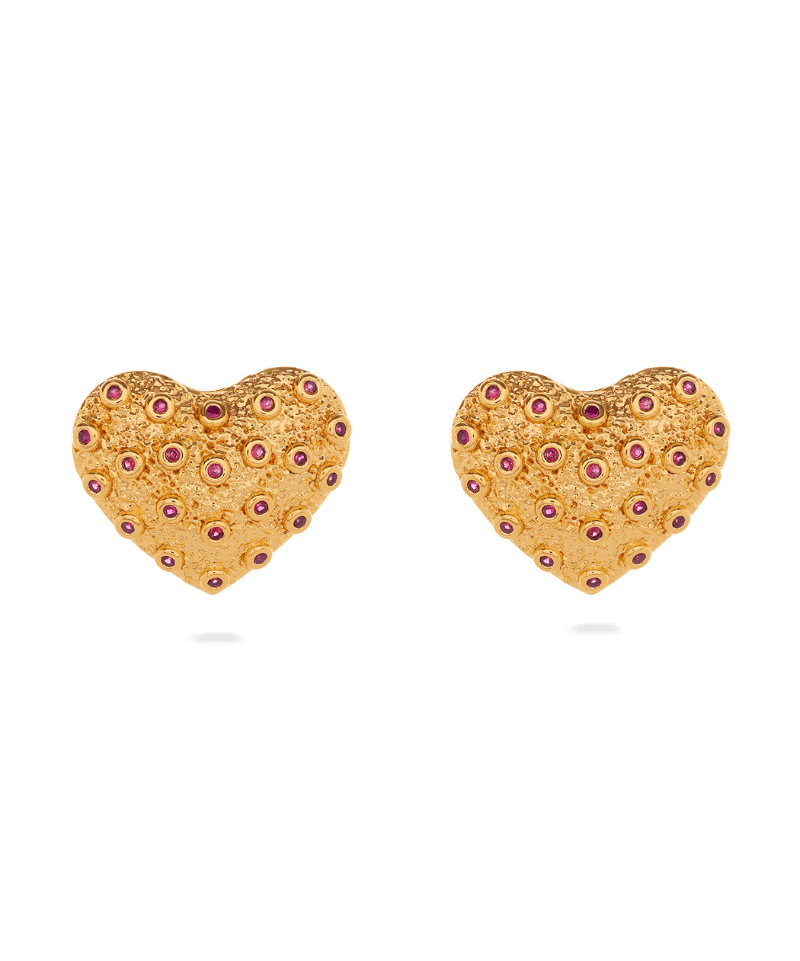 Pop Goes My Heart Statement Stud Earring - Bansri Mehta Design