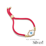 Hamsa Adjustable Cord Bracelet