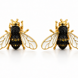 Honey Bee Statement Stud Earring