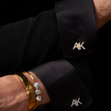 Swarovski Initial Cufflinks