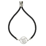 Ek Onkar Charm Adjustable Cord Bracelet For Men