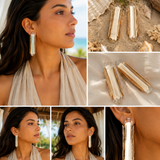 Aura Crystal Statement Earrings