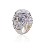 Amani Solitaire Cocktail Ring