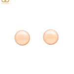 16mm Button Mother of Pearl Stud Earrings - Bansri Mehta Design