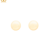 16mm Button Mother of Pearl Stud Earrings - Bansri Mehta Design