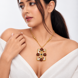 Kendra Lady Bug Statement Necklace