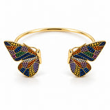 Winged Butterfly Adjustable Bracelet Cuff