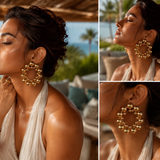Soleil Hoop Earrings