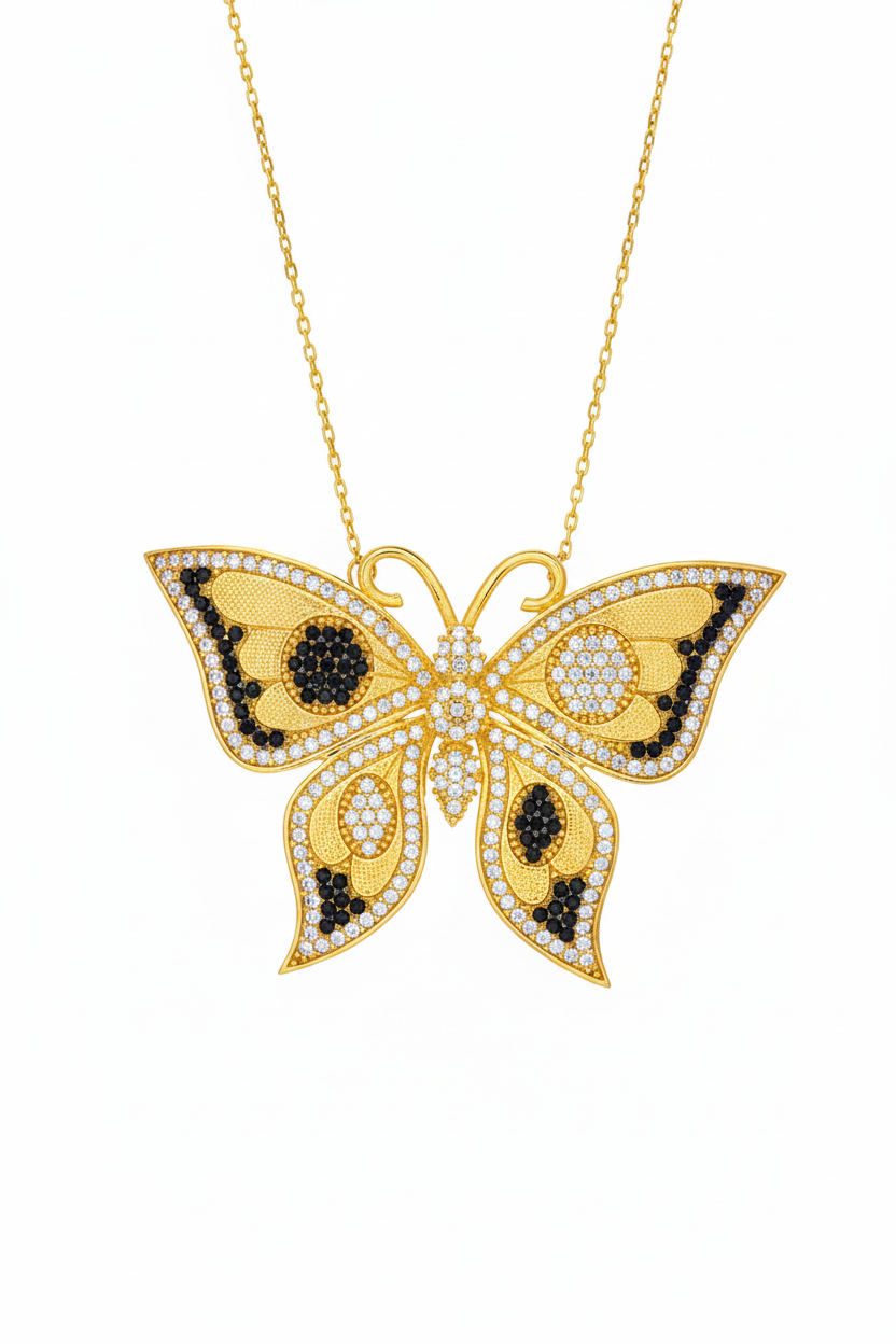 Aetherial Butterfly Jewel Necklace