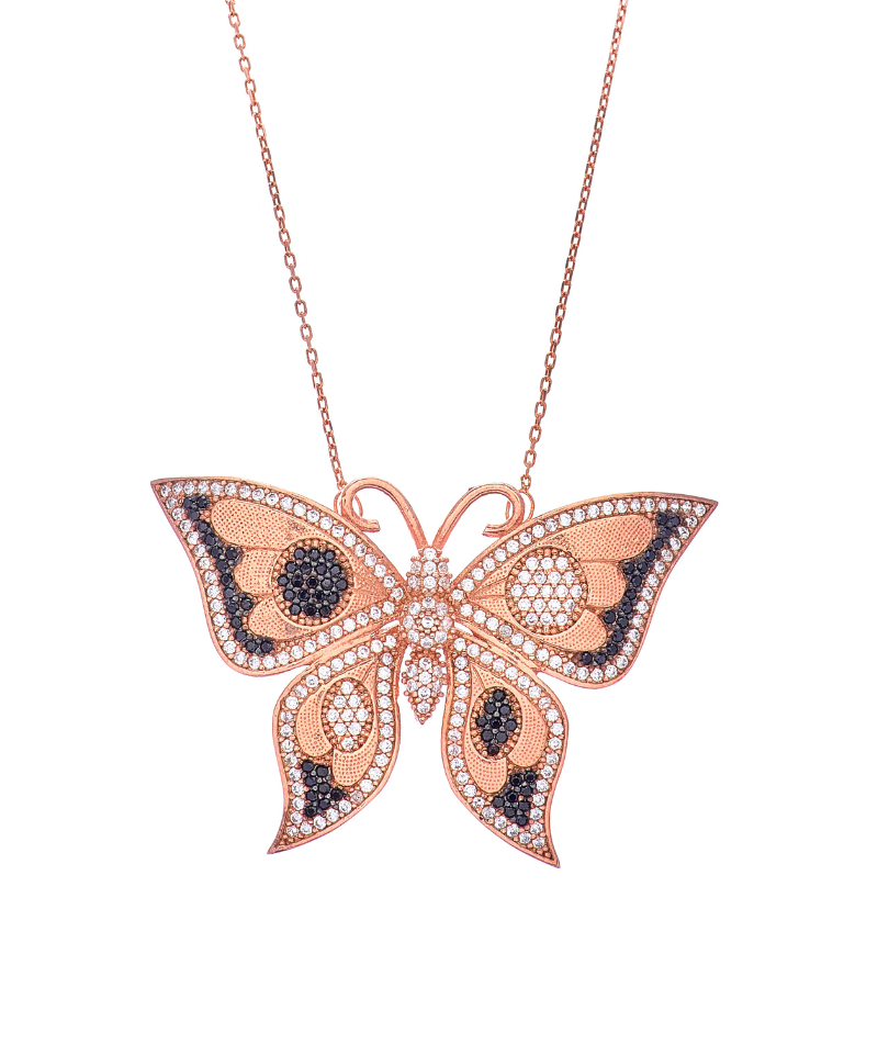 Aetherial Butterfly Jewel Necklace