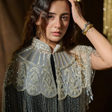 Angelica Jeweled Crystal Cape