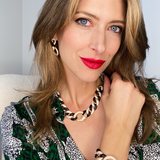 Cuban Link Twister Panther Necklace, Bracelet & Earring Set