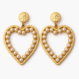 Palermo Heart Hoop Earring