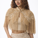 Anastasia Beaded Tassel Cape