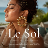 Soleil Hoop Earrings