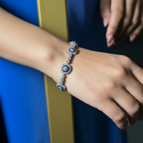Trinity Evil Eye Tennis Bracelet