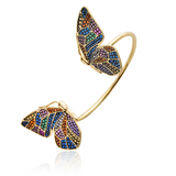 Winged Butterfly Adjustable Bracelet Cuff