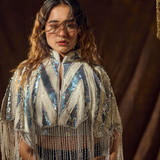 Mademoiselle Aurielle Beaded Cape