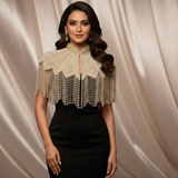 Samara Beaded Tassel Cape