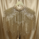 Anastasia Beaded Tassel Cape