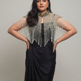 Samara Beaded Tassel Cape